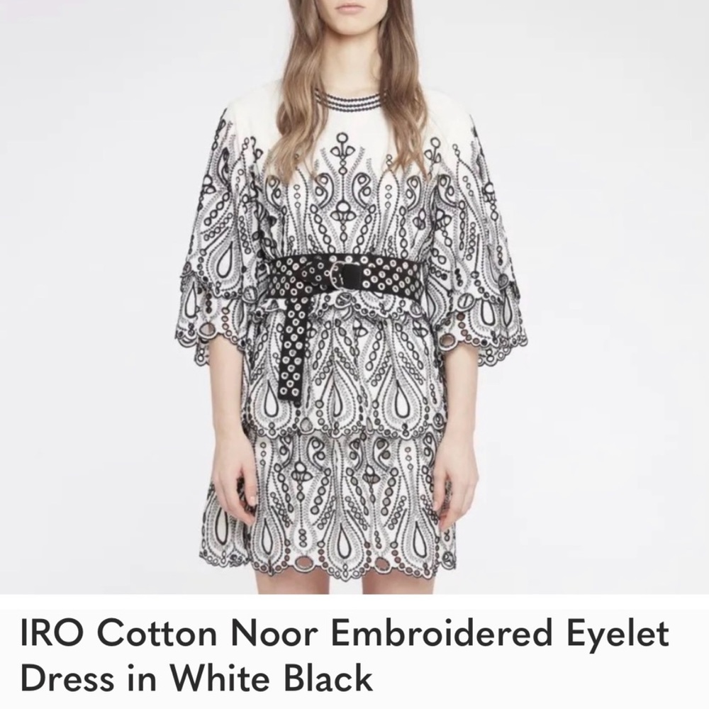 IRO/Anthropologie cotton “Noor” dress sz:8